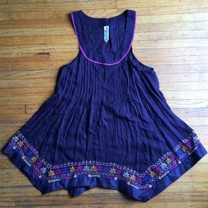 Beautiful Embroidered Racerback Tank